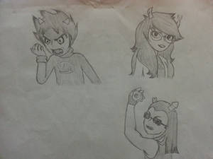 Karkat, Vriska and Equius