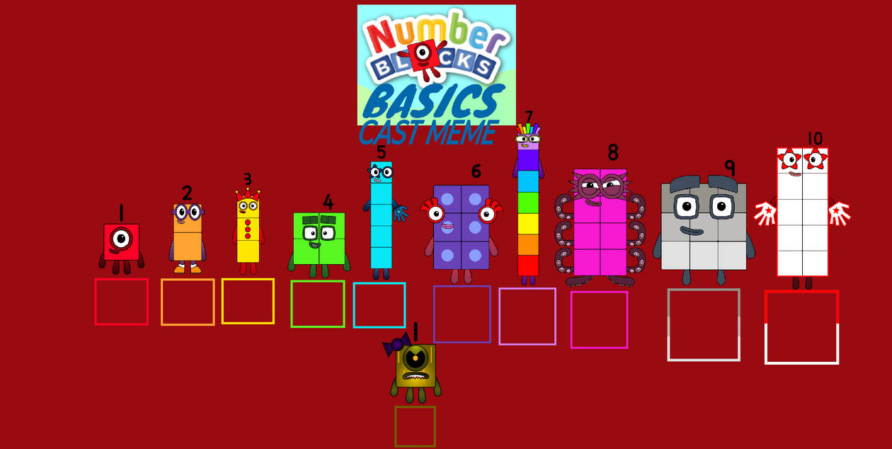 Numberblocks Basics Cast Meme by Valeracube on DeviantArt