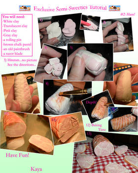 Exclusive Semi-Sweeties Tutorial: Ham