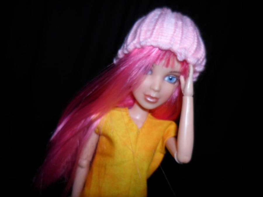 Pink Wool Hat by kayanah