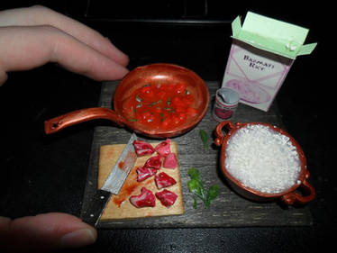 Basmati Rice and Meat dinner