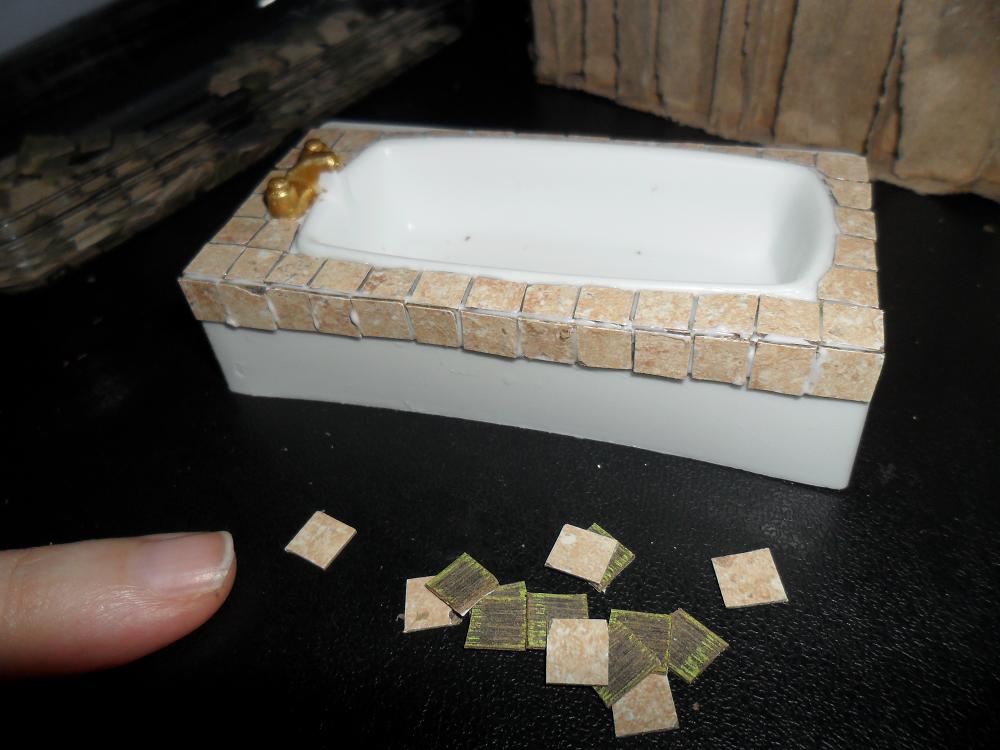 Dollhouse Bathtub wip