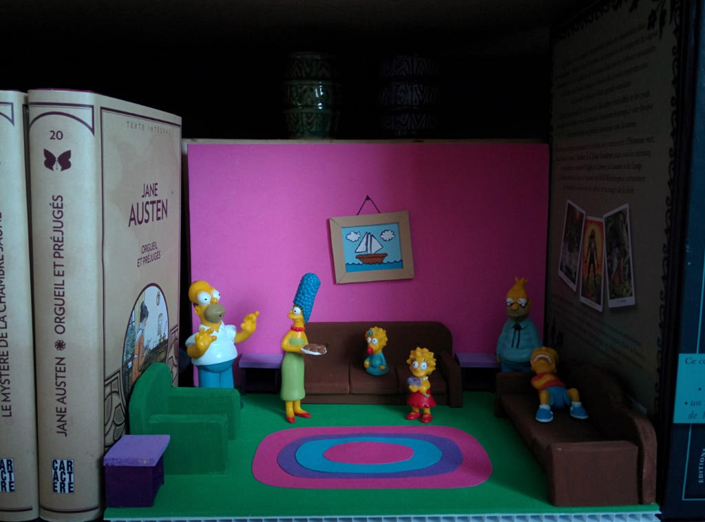 Simpsons Library Fun The Simpsons Book Holder by kayanah on DeviantArt