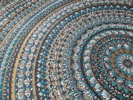 Mandala on Canvas Closeup 2