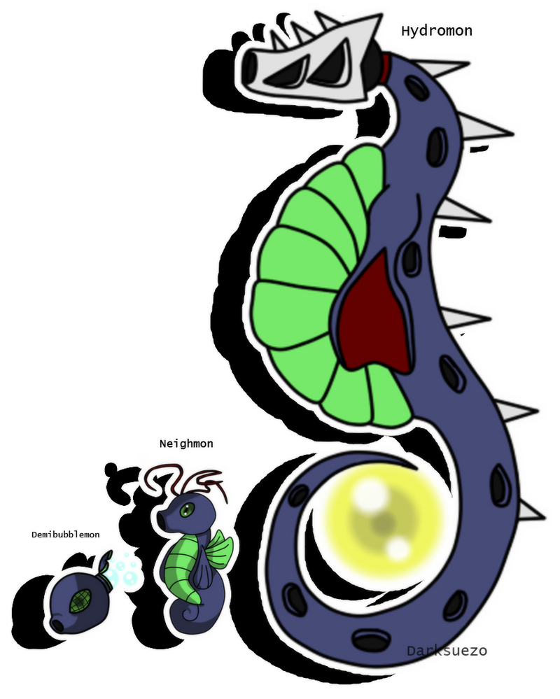 Sea Horse Digimon by Inakamon on DeviantArt