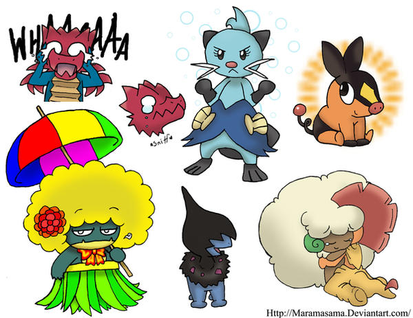 Pokemon art dump 2 by Maramasama on DeviantArt