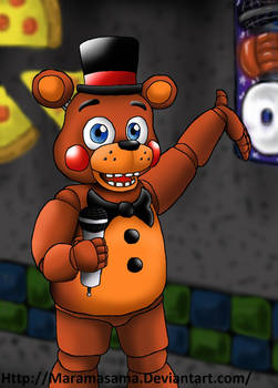 FNAF: Toy Freddy in the hallway