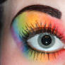 Rainbow eyeshadow