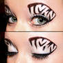 Zebra eyeshadow