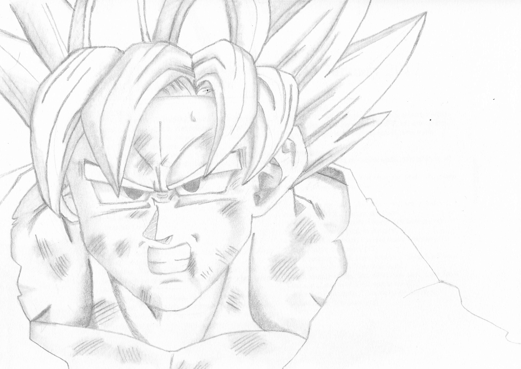 Battle damaged Goku. by MsOtakon on DeviantArt Battle damaged Goku. by MsOtakon on DeviantArt