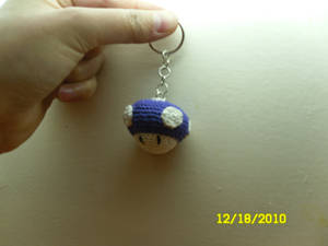 Mario Mushroom Keychain