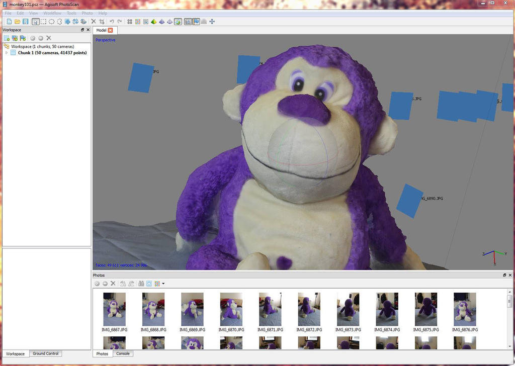 Agisoft photo scan - monkey by nightcat10 on DeviantArt