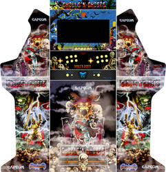 Arcade bartop + stand TALENTEC 24in Ghost Goblins