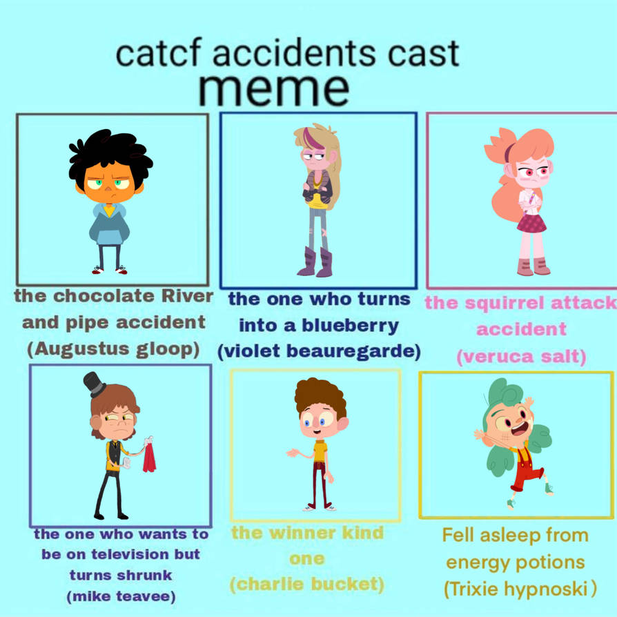 CATCF Accidents Cast Meme (Camp Camp Version) by KawaiiDollyArtist on ...