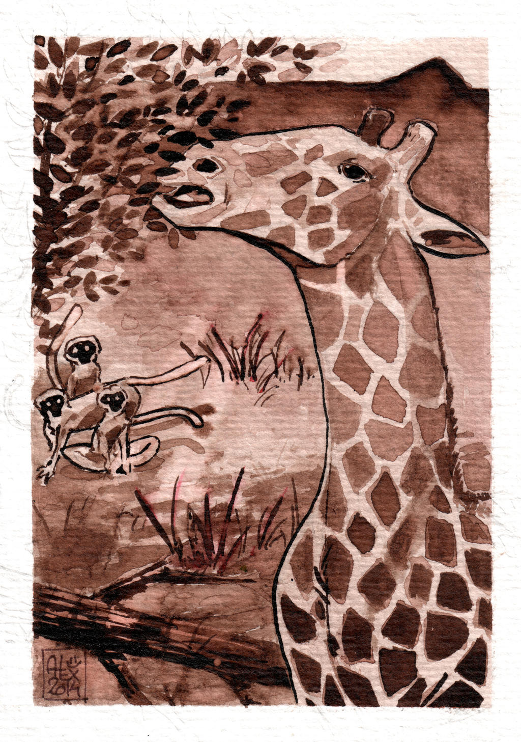 Alexillustrate Girafe / Giraffe by alex-illustrateur on DeviantArt