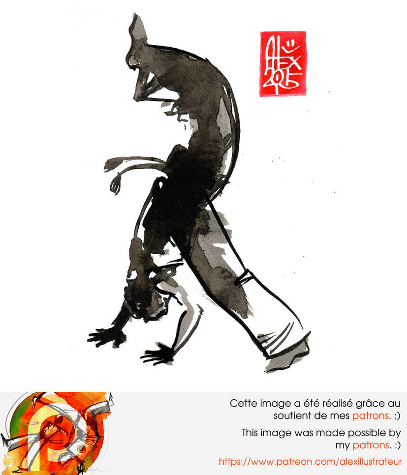 Alexillustrate Capoeira illustration 874 by alex-illustrateur on DeviantArt
