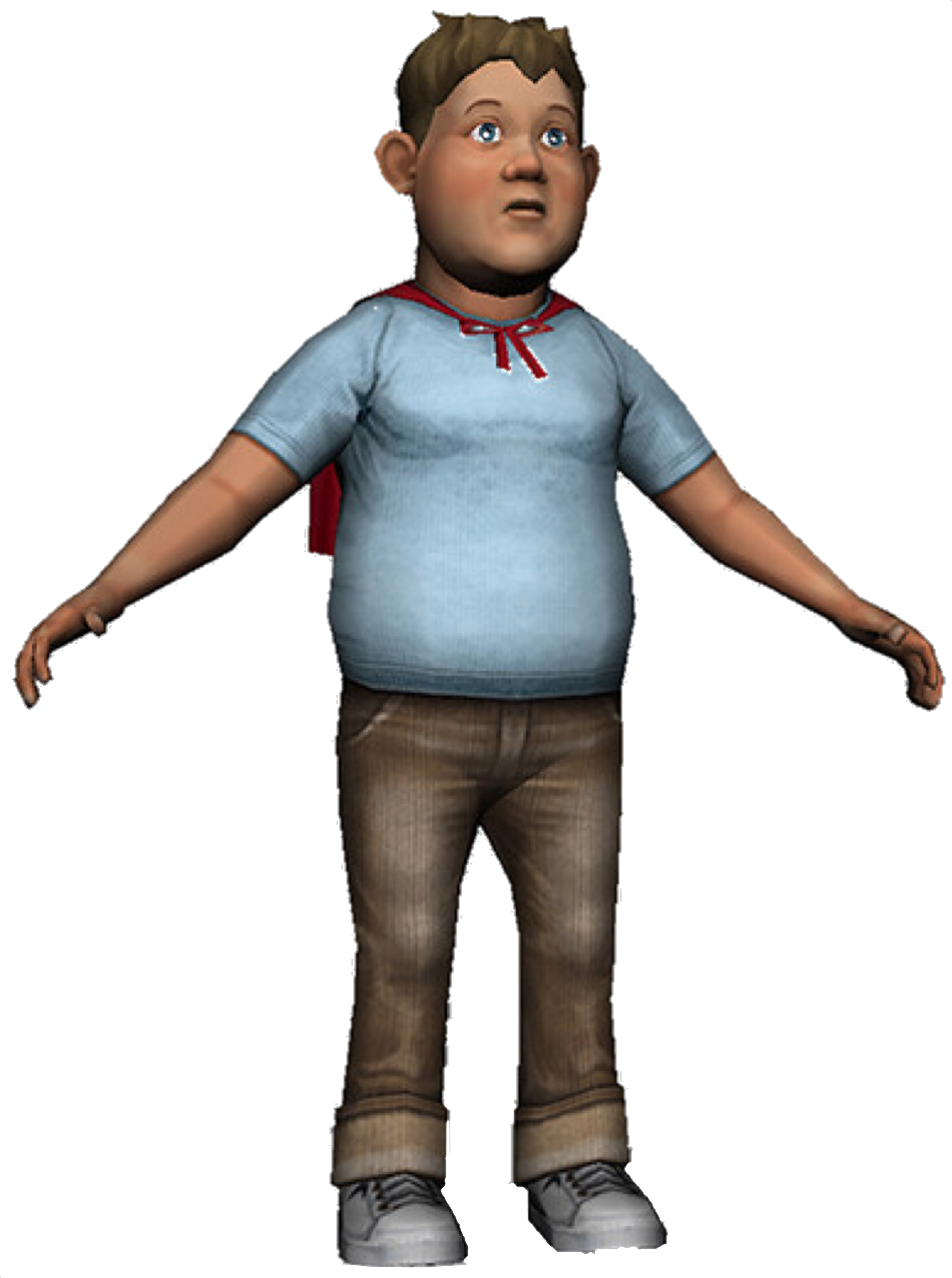 Chowder Rendering Deviantart Chowder 3D Model from Monster House PS2 by jamescontrefan2001 on DeviantArt