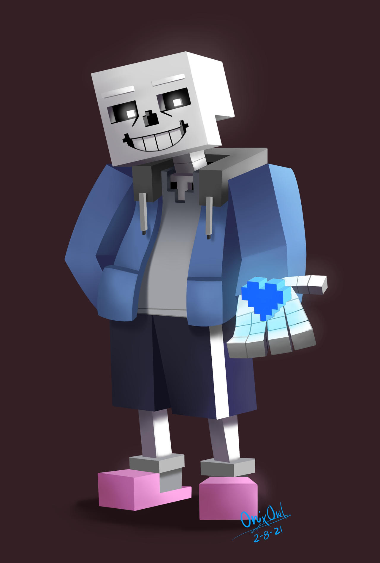Minecraft Sans by Onixowlart on DeviantArt