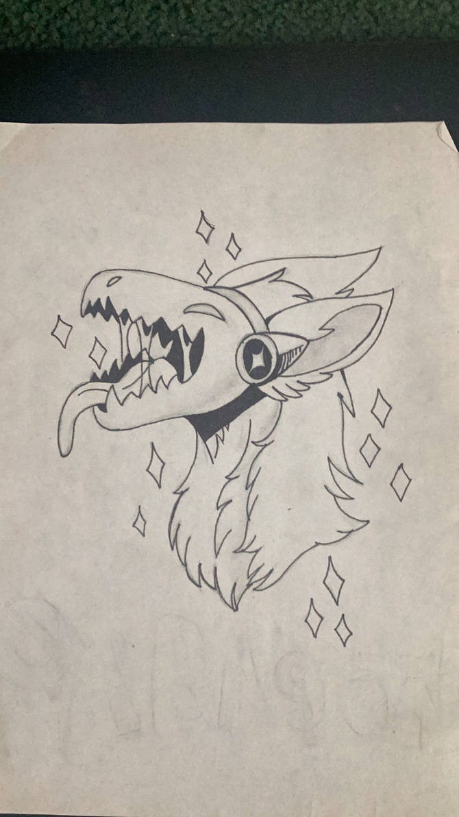 Protogen oc sketch by biohazarddraws on DeviantArt