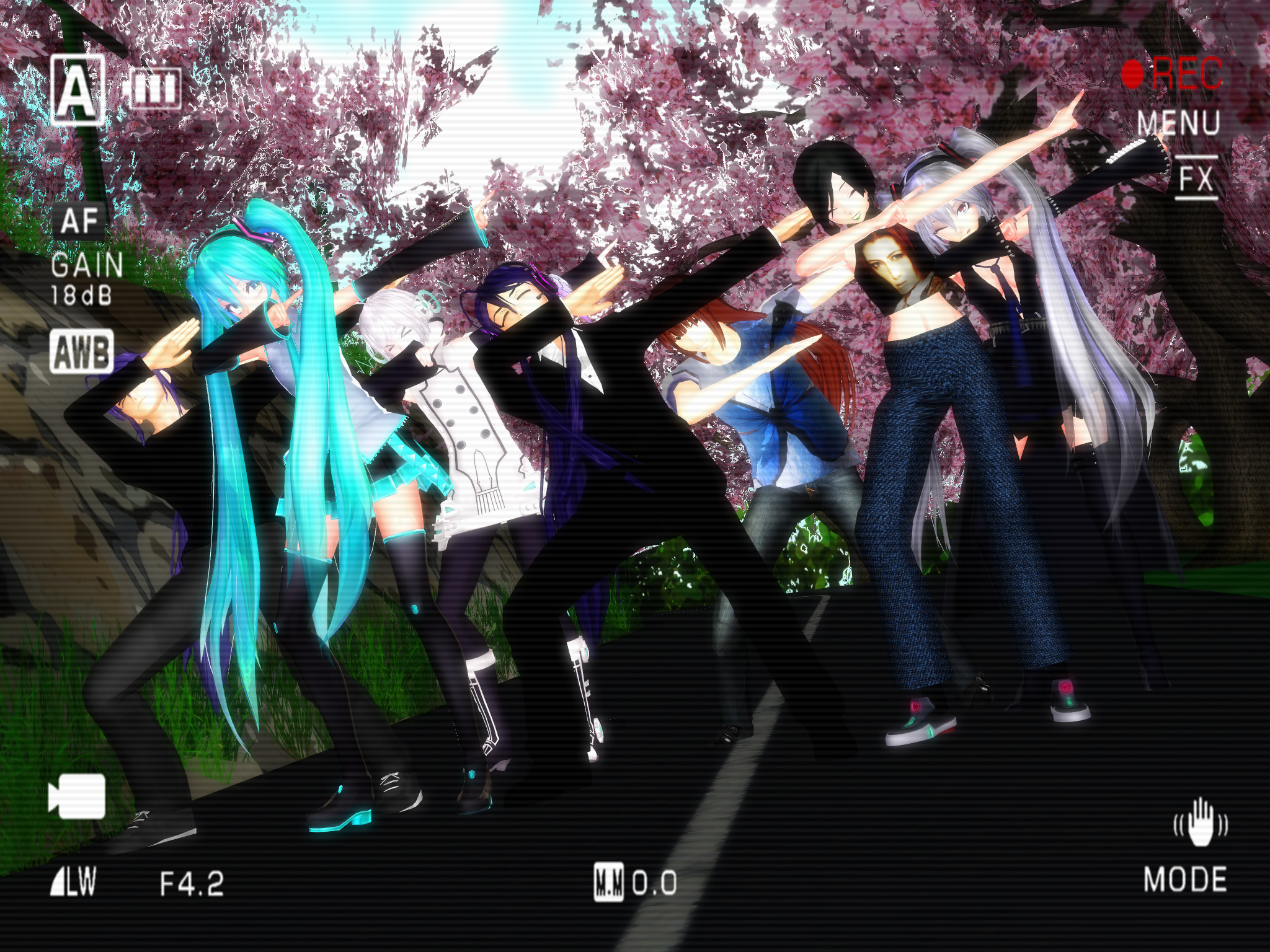 MMD Everybody do the DAB!