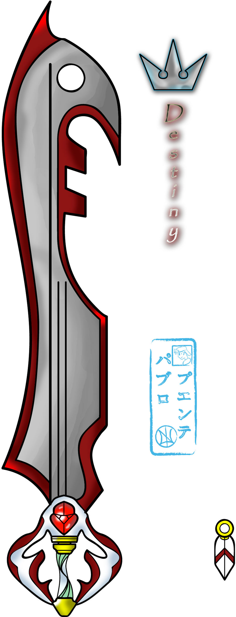 Destiny Keyblade Destiny KeyBlade by netro32 on DeviantArt