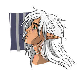 long haired fenris lookin sad