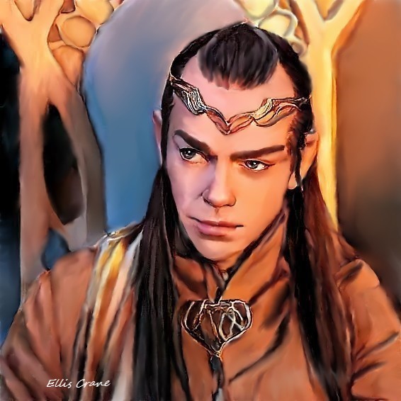 A young hugo weaving as elrond from lord of the rings