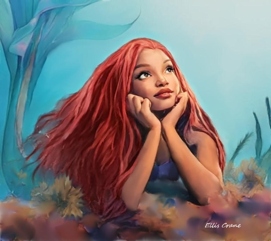 Hailey Bailey Halle Bailey as Ariel - The Little Mermaid (2023) by EllisC50 on DeviantArt