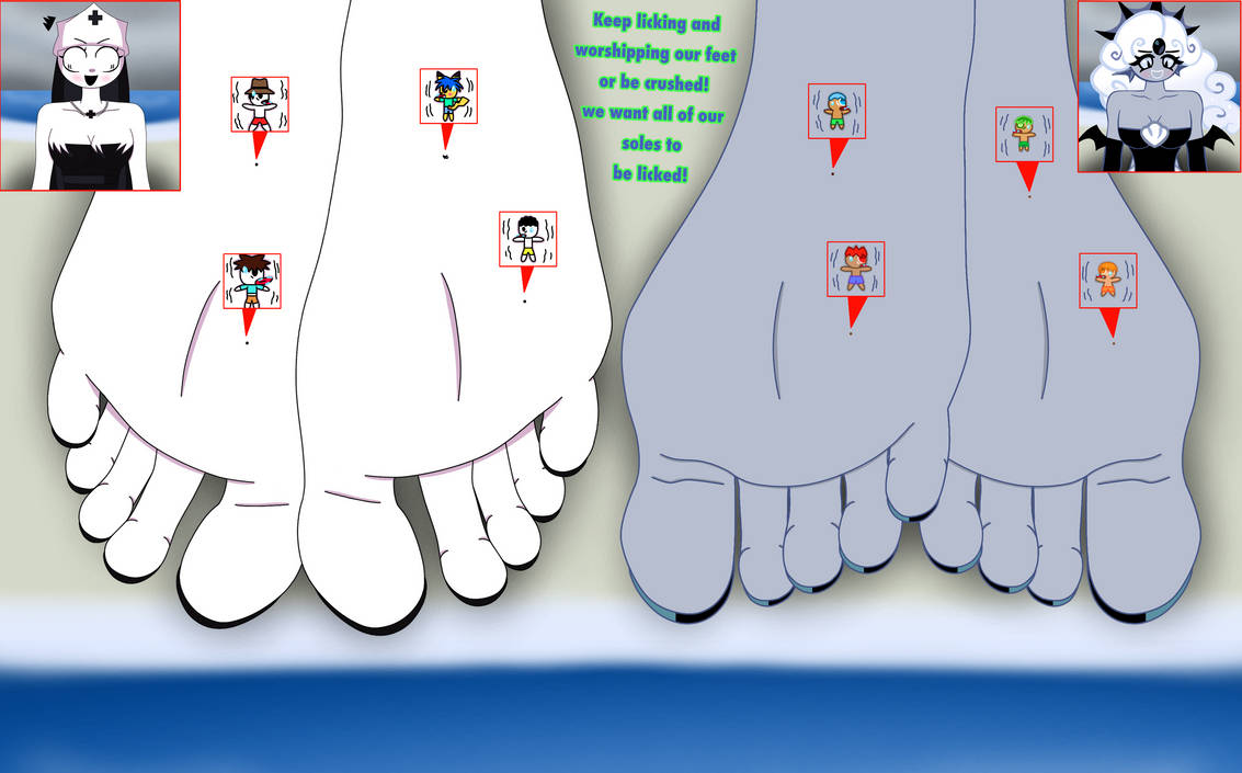 Giantess taki and black pearl cookie feet lick rub by pikalovesgiga on Giantess taki and black pearl cookie feet lick rub by pikalovesgiga on