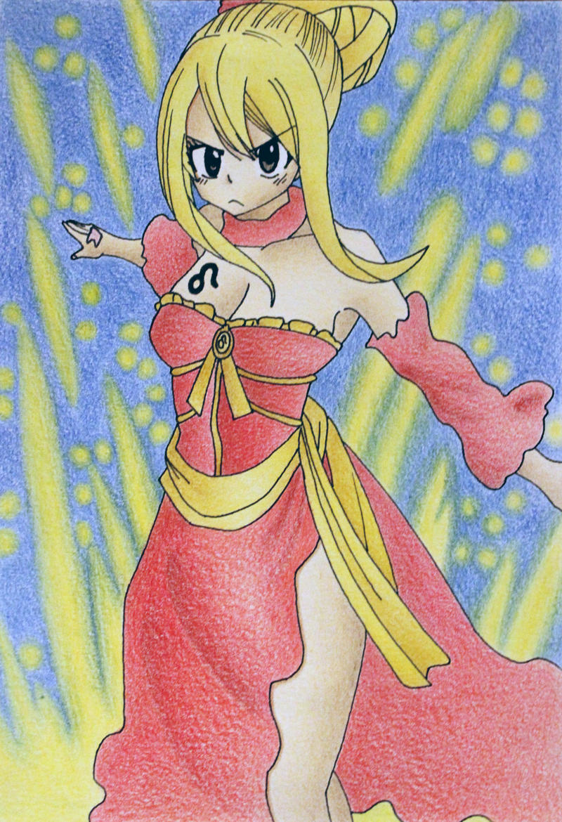 fairy tail lucy leo star dress Lucy Heartfilia Leo Star Dress by EcchiAnimeEdits on DeviantArt