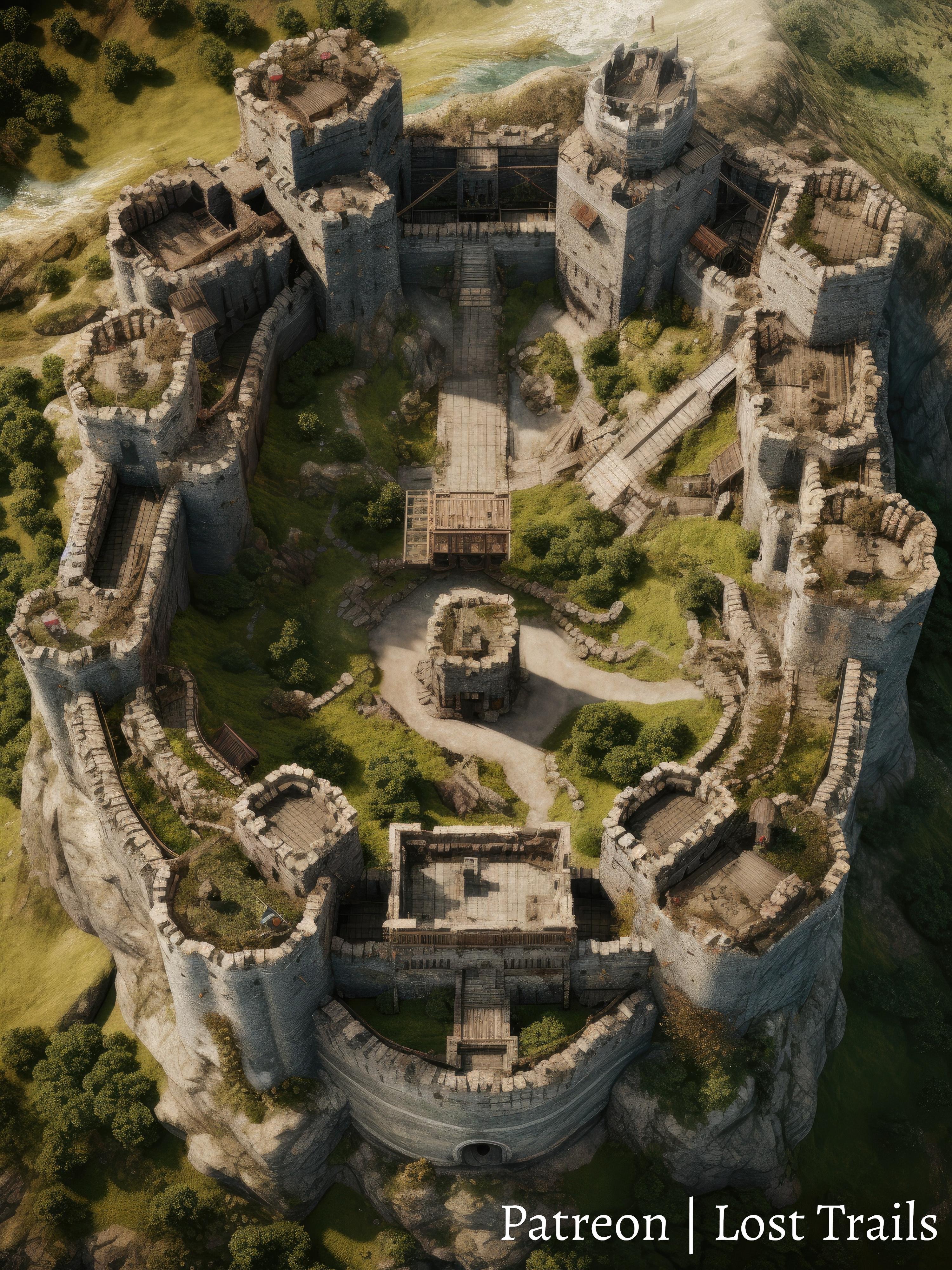 Mappath Castle Castles Forts Map Pack by LostTrailsMaps on DeviantArt