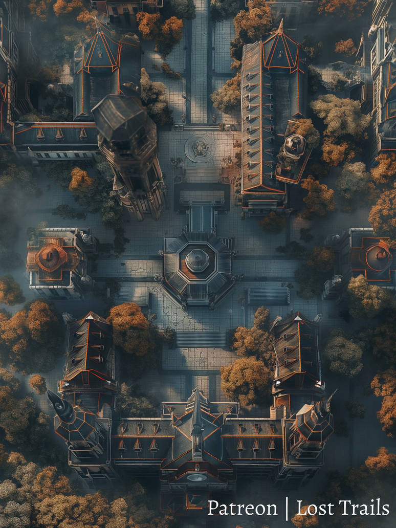 Wizards College Battlemap by LostTrailsMaps on DeviantArt