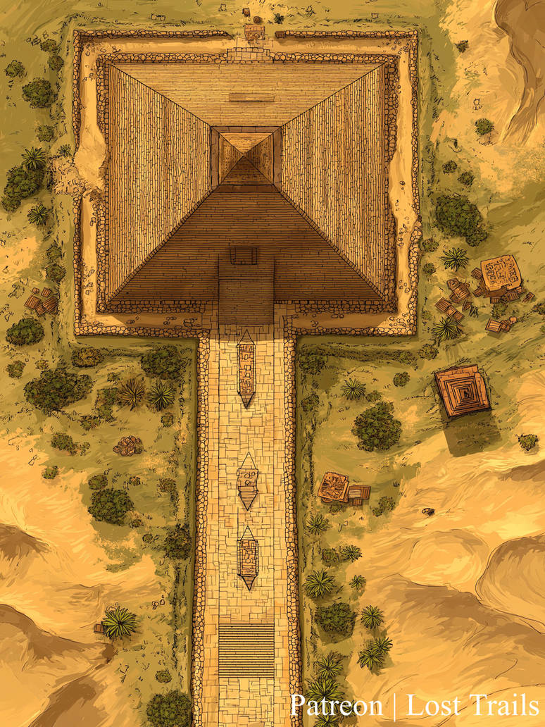 Ragnarok Pyramids Map Ancient Pyramid by LostTrailsMaps on DeviantArt
