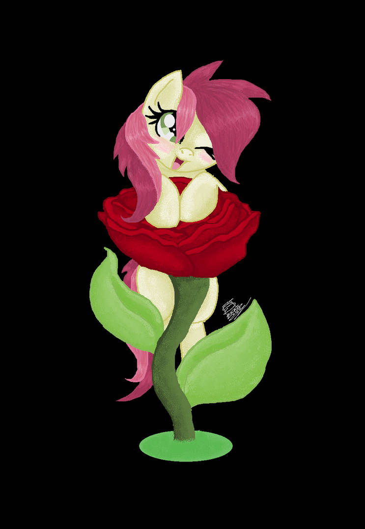 Mlp Ink Rose Deviantart Rose MLP FIM by FreiaST on DeviantArt