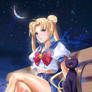 Talking To The Moon - Usagi Tsukino of Sailor Moon