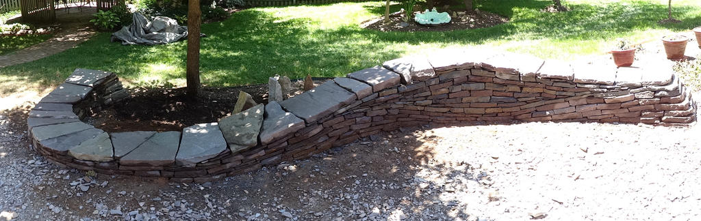 Dry Stone Wall, West Chester, PA by Devine-Escapes Dry Stone Wall, West Chester, PA by Devine-Escapes