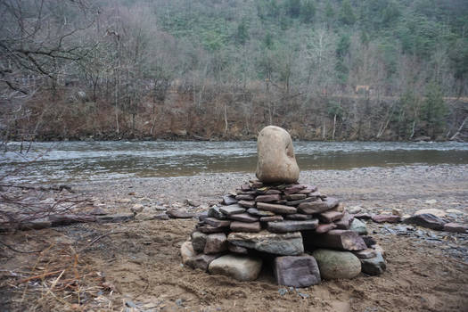 ephemeral pyramid at Jim Thorpe