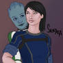 Sandra Shepard and Liara