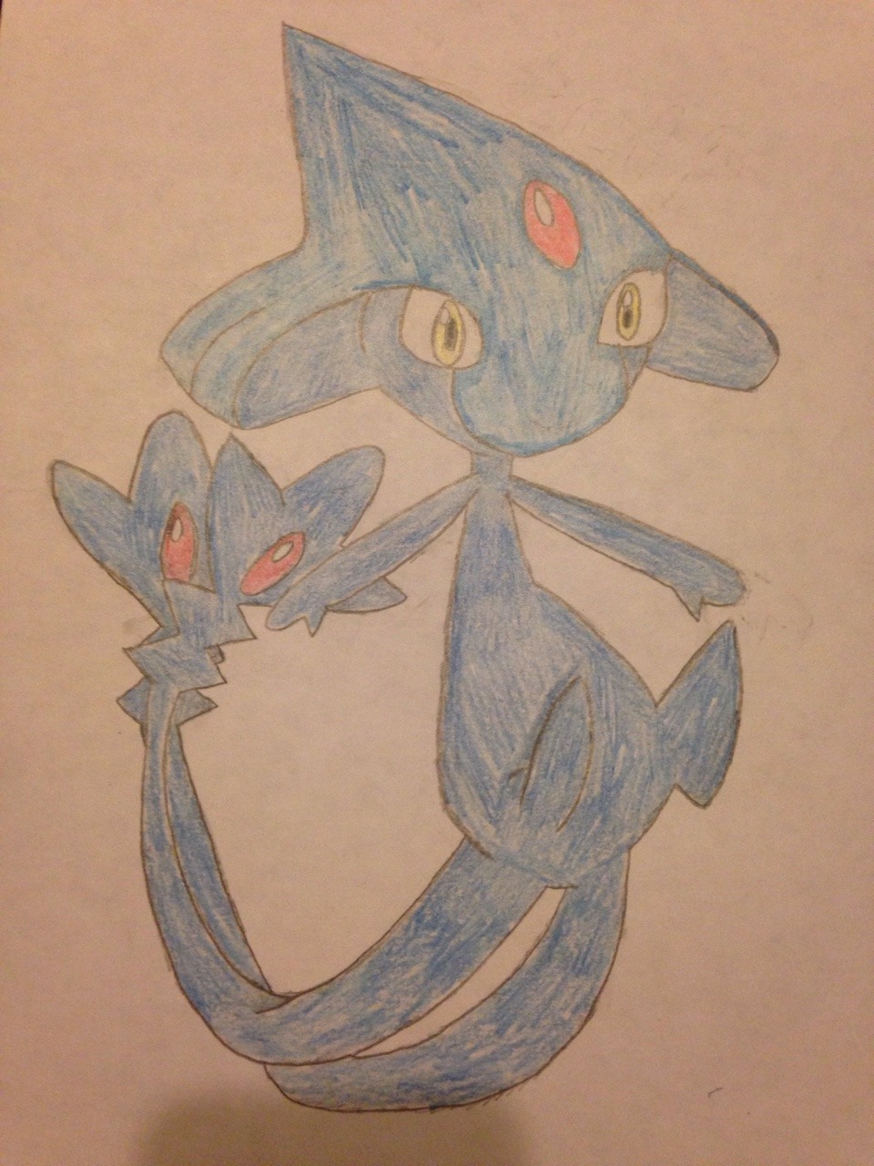 Old Azelf Art by LovelyKitten97 on DeviantArt