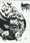 batman inks by crakoa