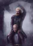 Brienne and Tormund by SandraWinther