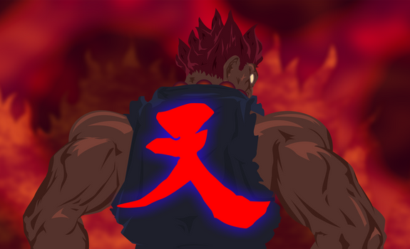 Akuma as in Street Fighters X Tekken