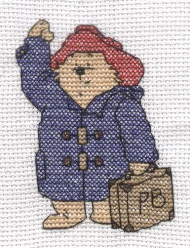 Paddington Bear cross stitch by Lil-Samuu on DeviantArt