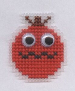 Red LocoRoco pin badge