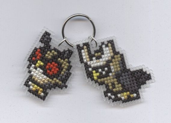 Hoothoot and Noctowl keyring