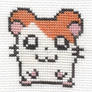 Hamtaro cross stitch