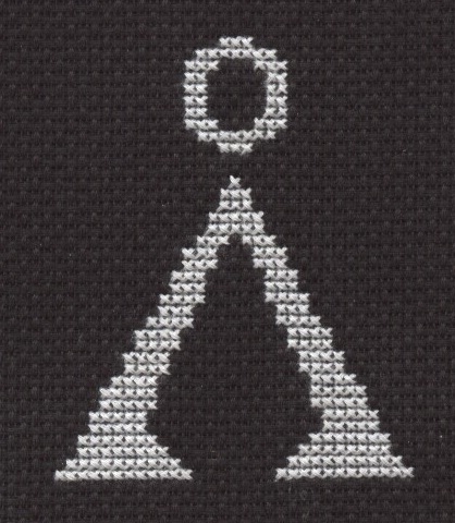 Stargate Earth Point of Origin cross stitch