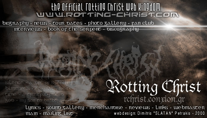 Rotting Christ website