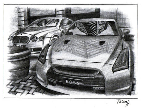 Nissan GT-R illustration