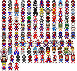 Spiderman family 1962-2009